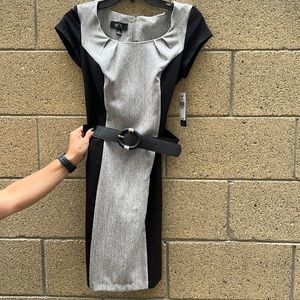 NWT BCX Sheath dress with removable belt
